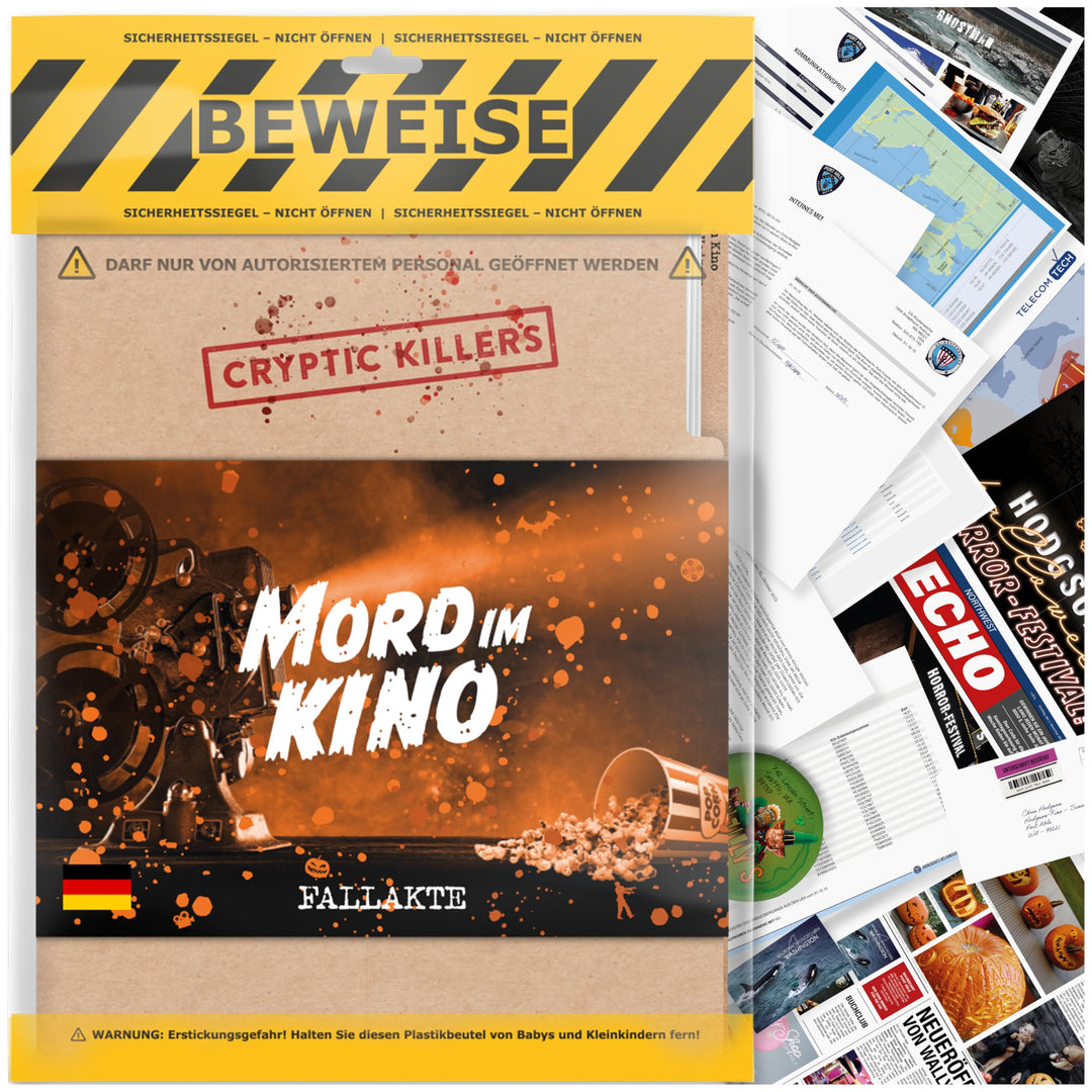 Cryptic Killers Krimi-Spiel Ungelöste Mordfälle, Untersuchung von Cold Case-Akten – Indizien/Hinweis