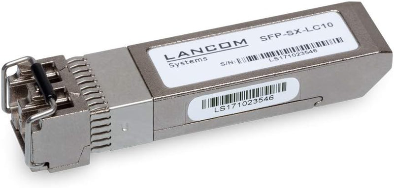 LANCOM SFP-SX-LC10 Glasfaser-SFP-Modul, 10GBASE-SR/SW-SFP-Modul, Multimode Fiber (max. Entfernung 30