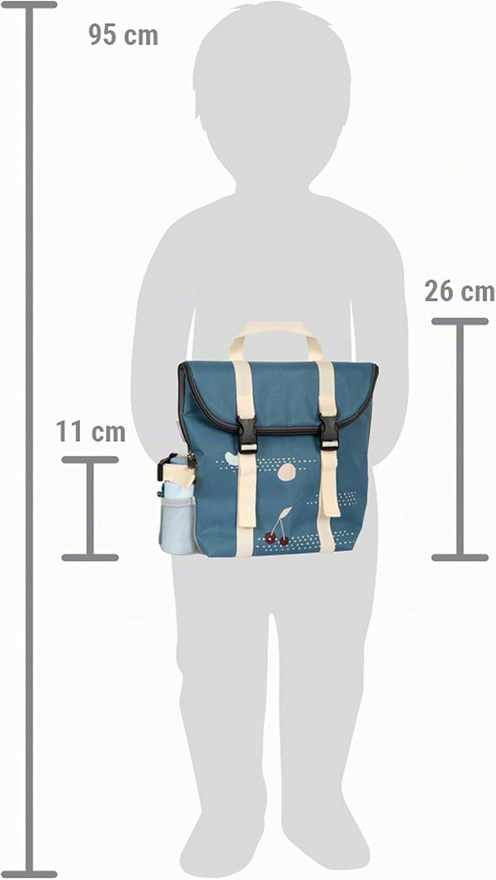 small Foot Picknickrucksack „Tasty“ aus Holz, Picknick-Spielset mit umfangreichem Zubehör, Rucksack