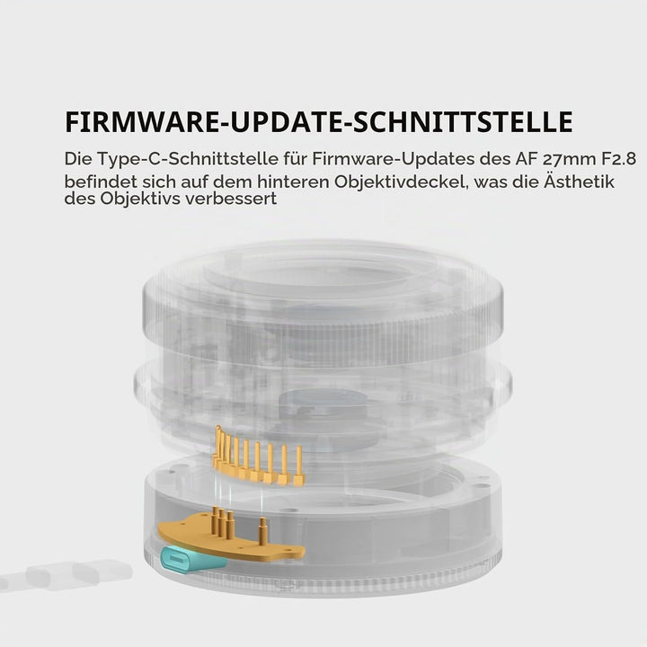 TTARTISAN AF 27 mm F2.8 Objektiv APS-C Autofokus Objektive für Fuji X Mount (X, Schwarz) X-mount Sch