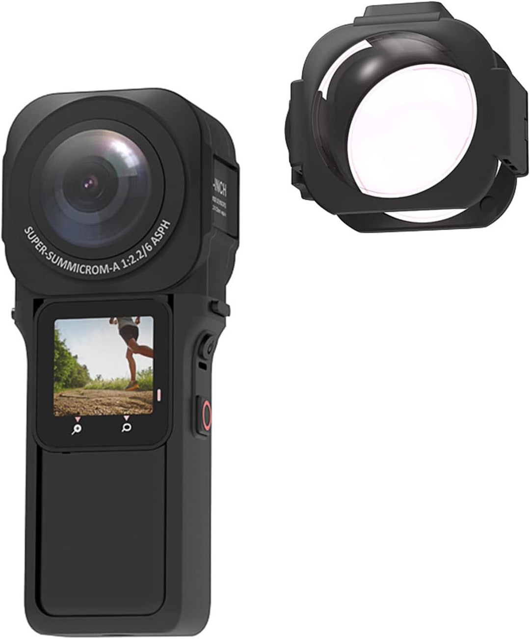 Kameraobjektivschutz für Insta360 ONE RS, Kameraobjektivschutzhülle mit Hoher Lichtdurchlässigkeit f