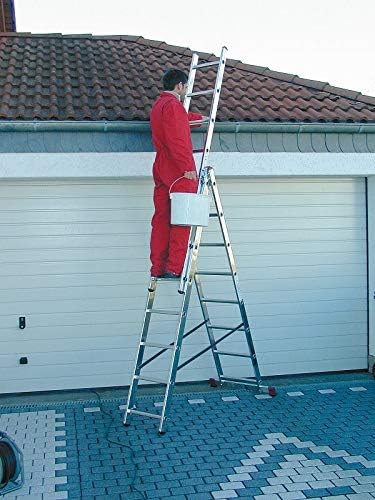 KRAUSE Corda VielzweckLeiter mit Treppenfunktion 3x10 Sprossen, 3x10 Sprossen