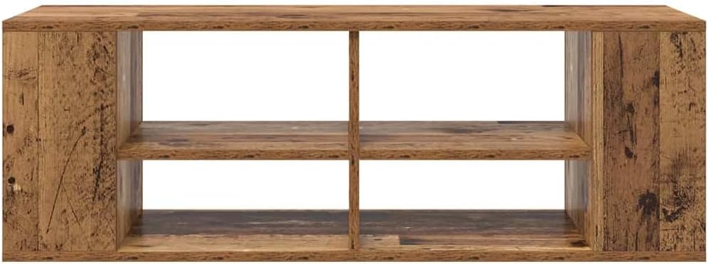 vidaXL Wand-TV-Schrank aus altem Holz in Braun, 102 x 35 cm, stylisches modernes Design, grosszügige