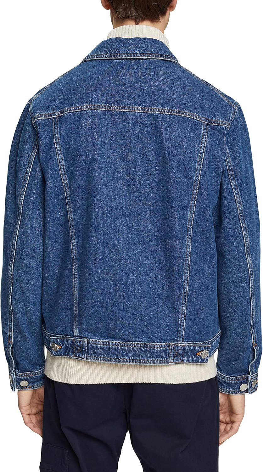 ESPRIT Denim-Jacke XS Blue Dark Washed, XS Blue Dark Washed