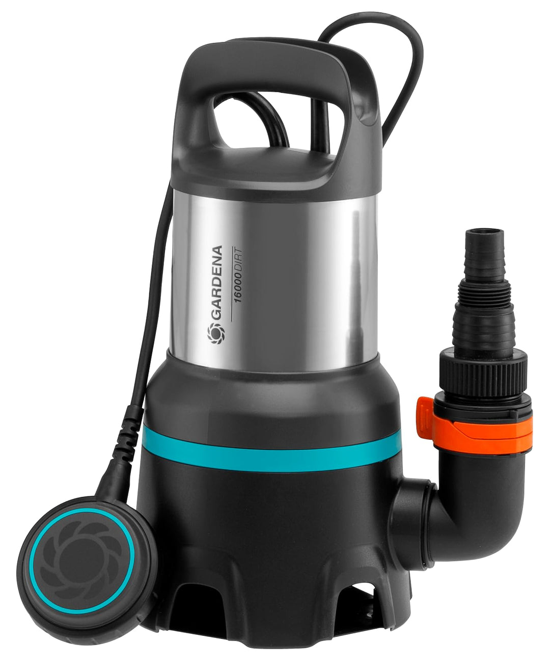 Gardena Schmutzwasser-Tauchpumpe 16000: Tauchpumpe mit Fördermenge 16.000 l/h, Automatic-Funktion, S