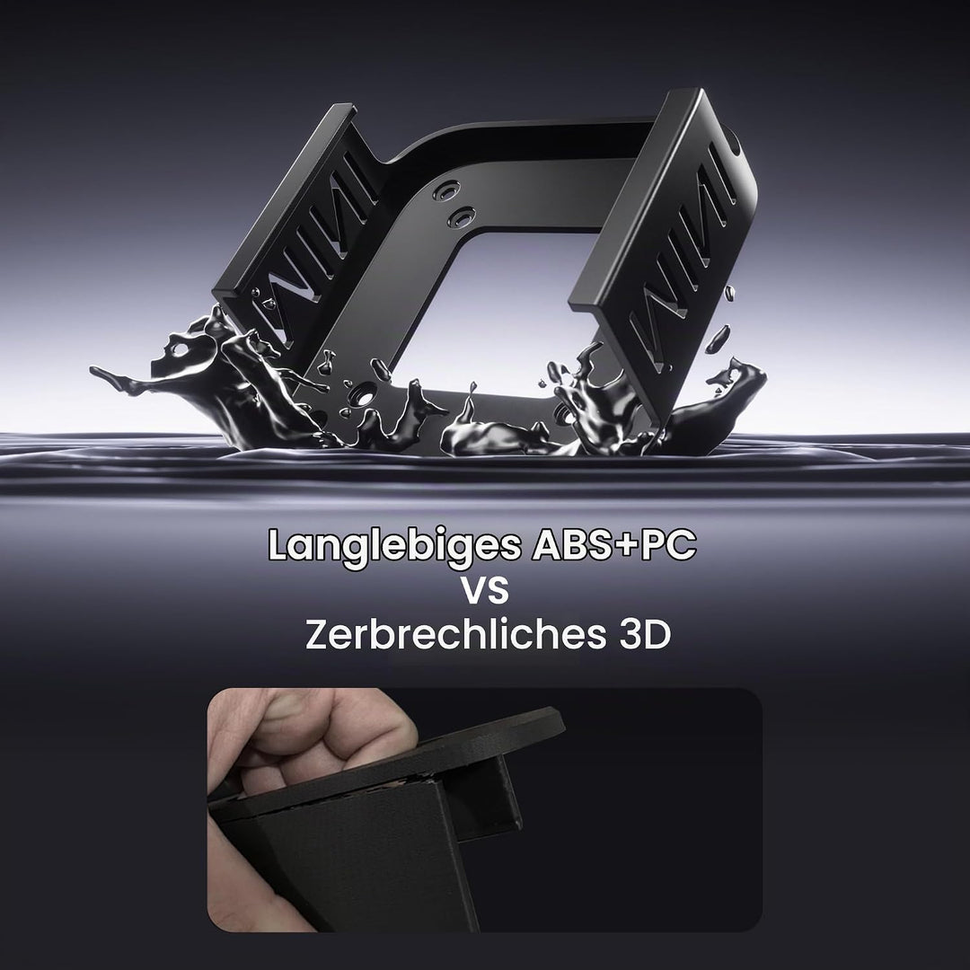 Fasgear ABS Plastik VESA Halterung für Mac-mini M4 /Pro 2024,Halterung Unter Schreibtisch ohne Bohre