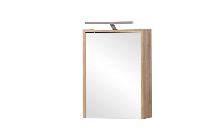 Schildmeyer Carlos Spiegelschrank, Holzwerkstoff, Eiche Landhaus Dekor, 43,5 cm Eiche Landhaus Dekor