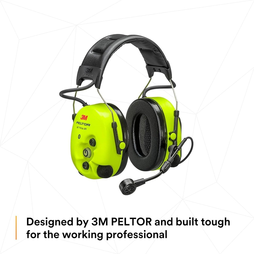 3M Gehörschutz-Headset PELTOR WS ProTac XPI, Kopfbügel, Bluetooth, gelb 7100196045 (Kapselgehörschut