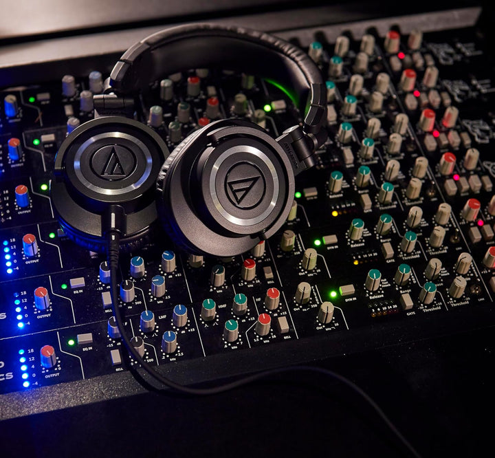 Audio-Technica M50x Professioneller Monitorkopfhörer Schwarz Black Wired, Black Wired