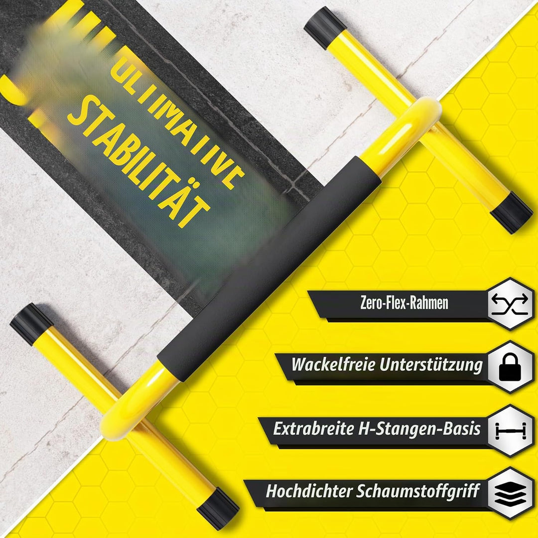 Lebert Fitness Parallette Push Up Bars Dip Station Stand - Perfekt für Haus und Garage Gym Trainings