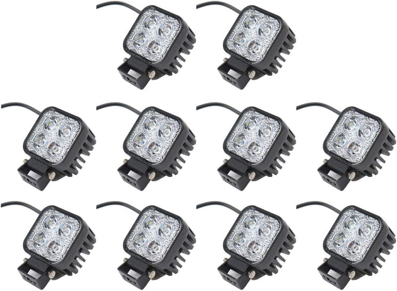 10X 12W Led Arbeitsscheinwerfer Offroad Lampe Flood Scheinwerfer LED Arbeitslicht 12V 24V Zusatzsche