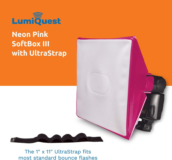 LumiQuest SoftBox III LQ-119S - Flash Diffuser & Light Softener, Universal Classic Design for Extern