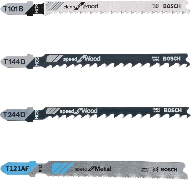 Bosch Professional 40tlg. Stichsägeblatt-Set Wood and Metal (für Holz und Metall, Zubehör für Stichs