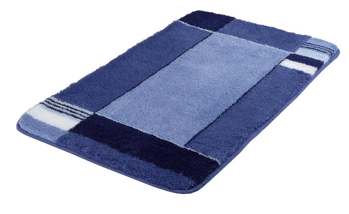 Kleine Wolke Badteppich Padova blau 60 x 100 cm Marineblau 60 x 100 cm Single, Marineblau 60 x 100 c