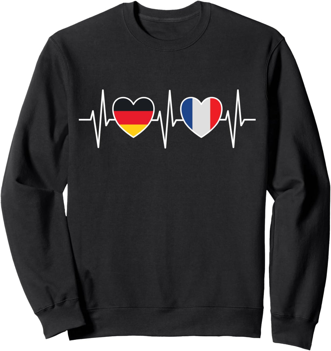 Deutschland und Frankreich France Französisch Fahne Flaggen Sweatshirt