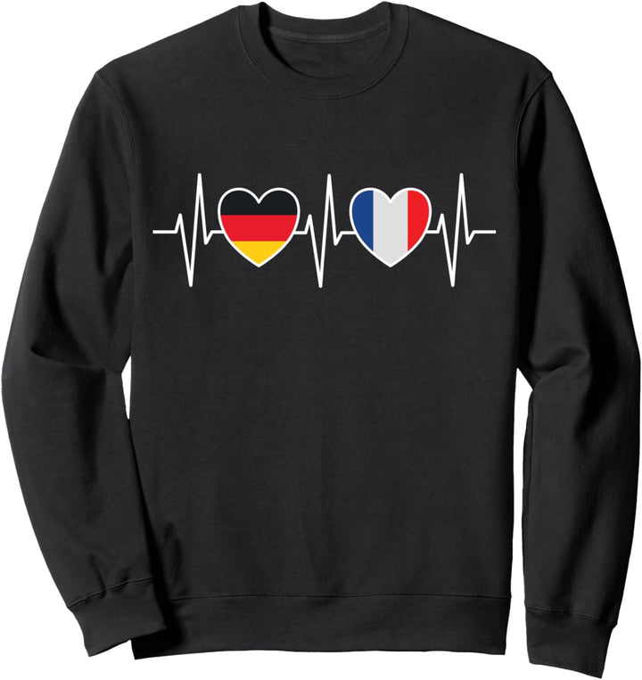 Deutschland und Frankreich France Französisch Fahne Flaggen Sweatshirt