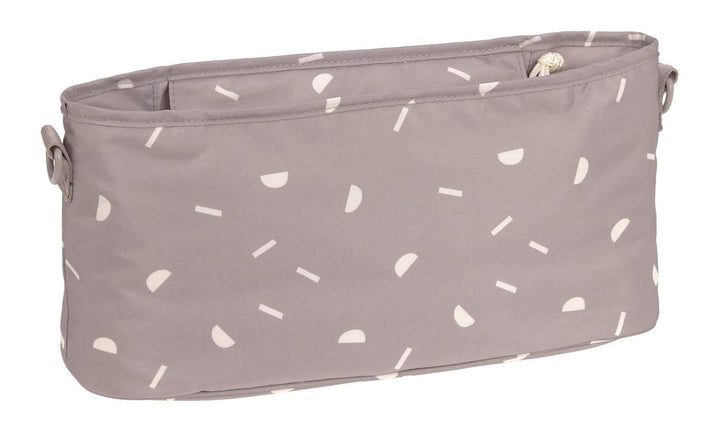 LÄSSIG Kinderwagen Buggy Organizer mit Befestigung Blocks Taupe, Blocks Taupe