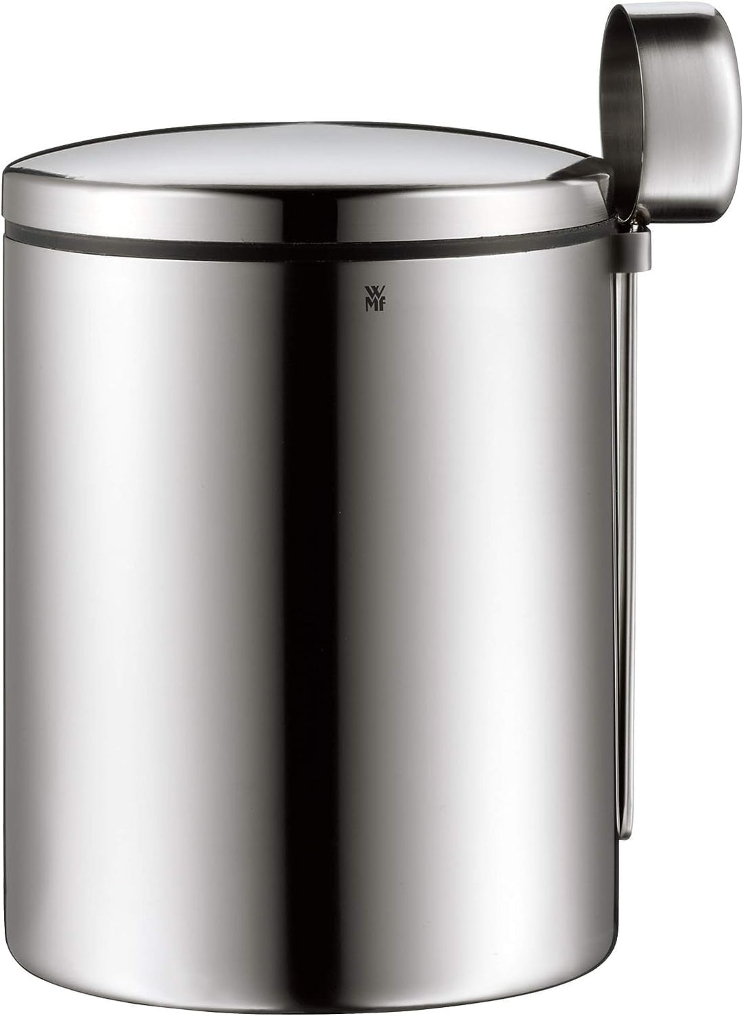 WMF Kult Tee- Kaffeedose für 500g, Edelstahldose mit Masslöffel, Cromargan Edelstahl mattiert, für K