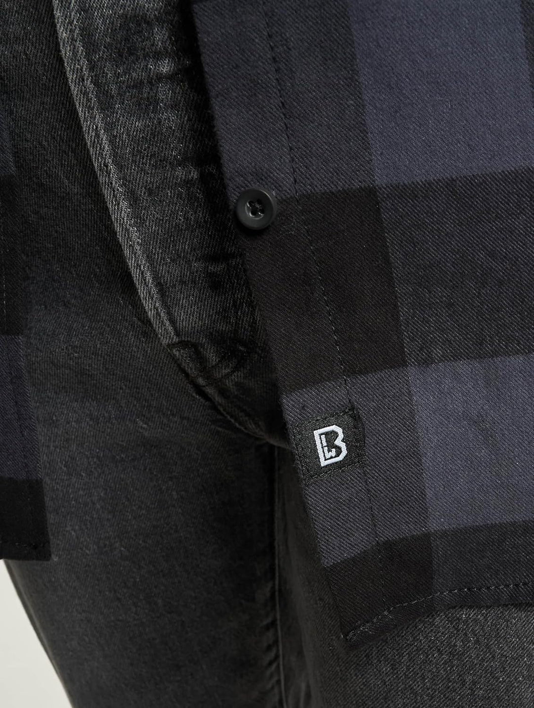 Brandit Herren Amy Flanell Shirt Girls S Schwarz/Grau, S Schwarz/Grau