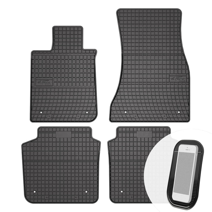 Gummimatten Auto Fussmatten Gummi Automatten Passgenau 4-teilig Set - passend für BMW 7er G12 ab 201