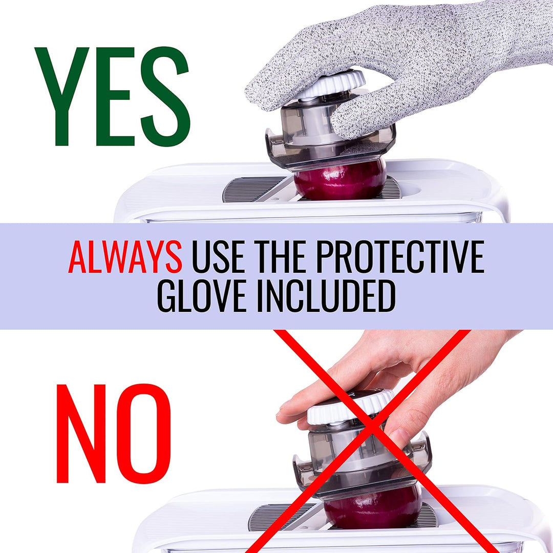 Mandoline Gemüsehobel Gemüsereibe - Gurkenhobel Dünne Scheiben - Reibe für Gemüse - Hobel Gemüse - K