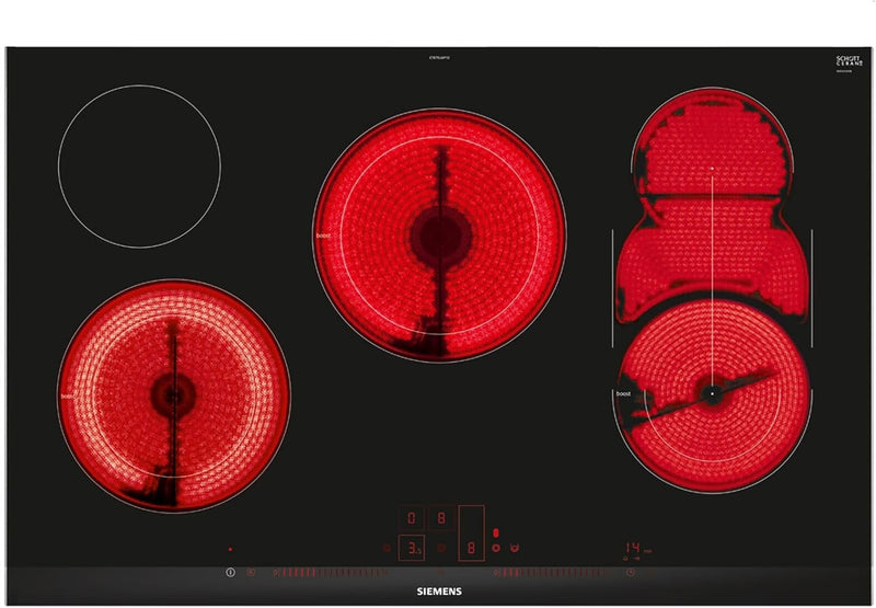 Siemens ET875LMP1D iQ500 Kochfeld Elektro / Ceran/Glaskeramik / 81,2 cm / Timer mit Ausschaltfunktio