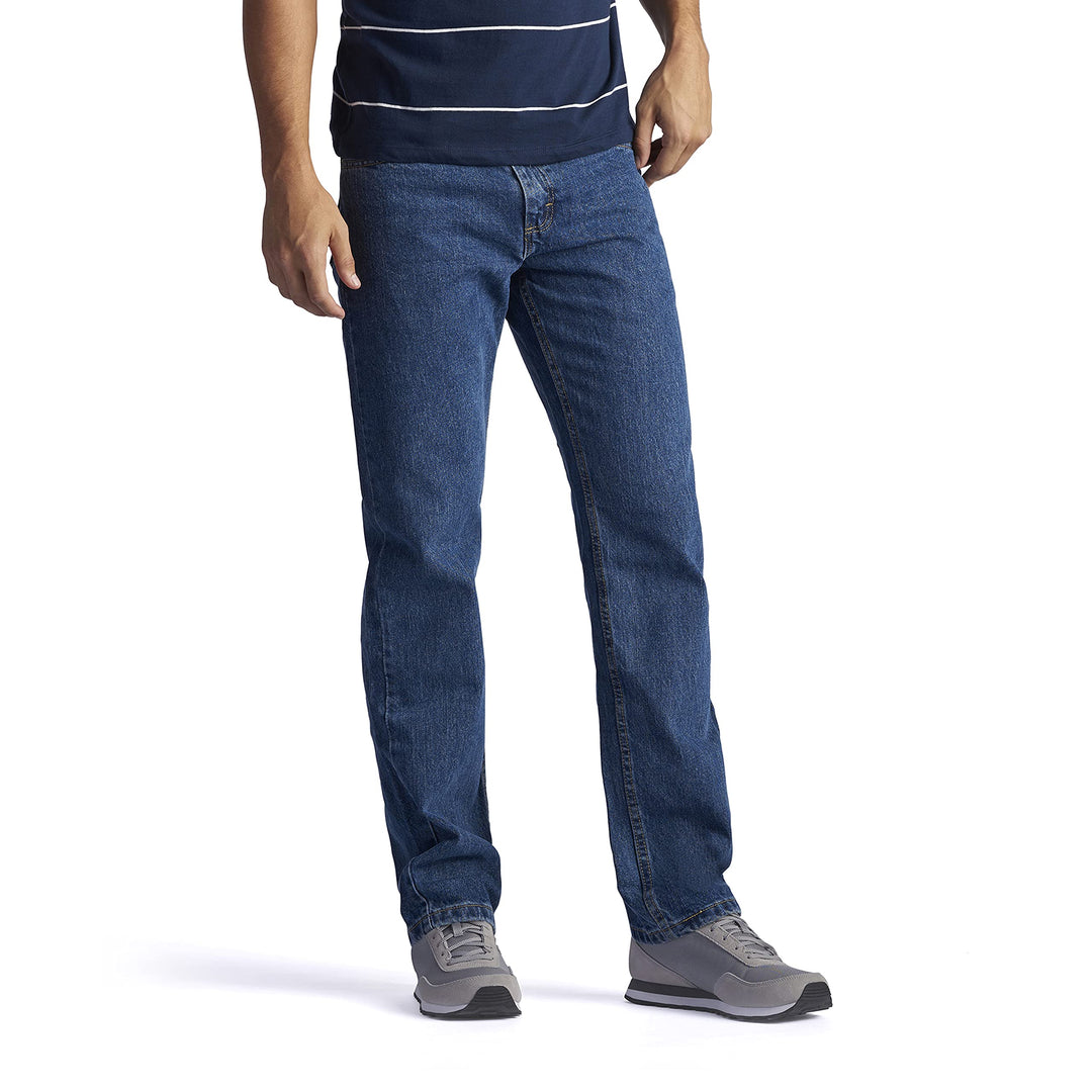 Lee Big & Tall Extreme Motion Athletic Taper Jeans für Herren 29W / 30L Medium Stone, 29W / 30L Medi