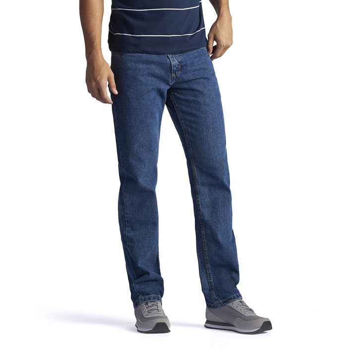 Lee Big & Tall Extreme Motion Athletic Taper Jeans für Herren 29W / 30L Medium Stone, 29W / 30L Medi