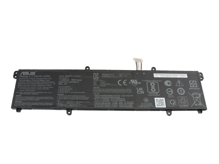 ASUS 0B200-03580300 Original Akku 42Wh für X421EA, X421EQ, X421EP, M433IA, VivoBook Flip 14 TP470EA,