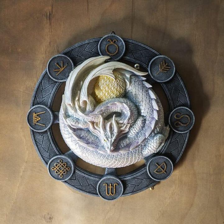 Pacific Giftware Wandrelief Drache Ostara by Anne Stokes 27 cm | Figur Statue Dragons of the Sabbats