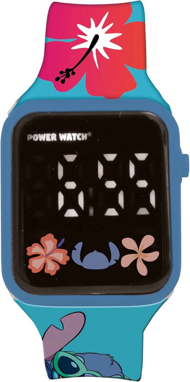 Lexibook, Disney Stitch, Digitaluhr, 12-Stunden- oder 24-Stunden-Anzeige, Blau, DMW060D. Einheitsgrö