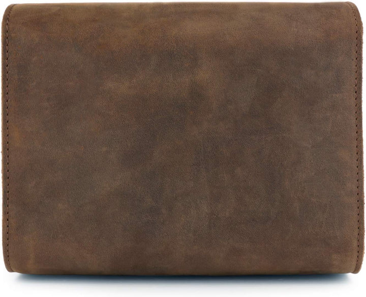 MegaGear Pebble Kameratasche - Kuriertasche aus echtem Leder für Spiegellose, Sofortbild- und DSLR K