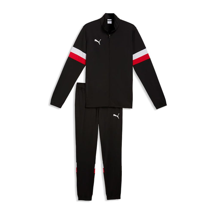 PUMA Herren Individueller Tracksuit Trainingsanzug (1er Pack) S PUMA Black-PUMA White-PUMA Red, S PU