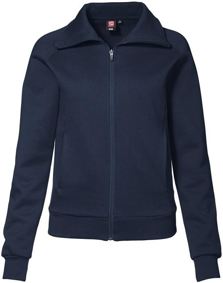 ID Identity Damen SWEATSHIRTJACKE 0624 (L, schwarz)