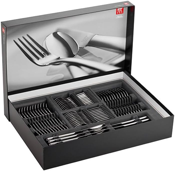 ZWILLING King Besteck-Set, 68-teilig, Edelstahl-Besteck mit mattem Finish, inklusive Gabeln, Messer,