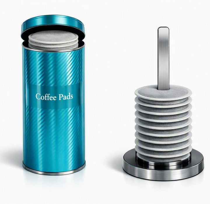 WAK 61001 Coffee Metalldose Time I 4fach Sortiert, 4Stück neu jetzt mit Padheber