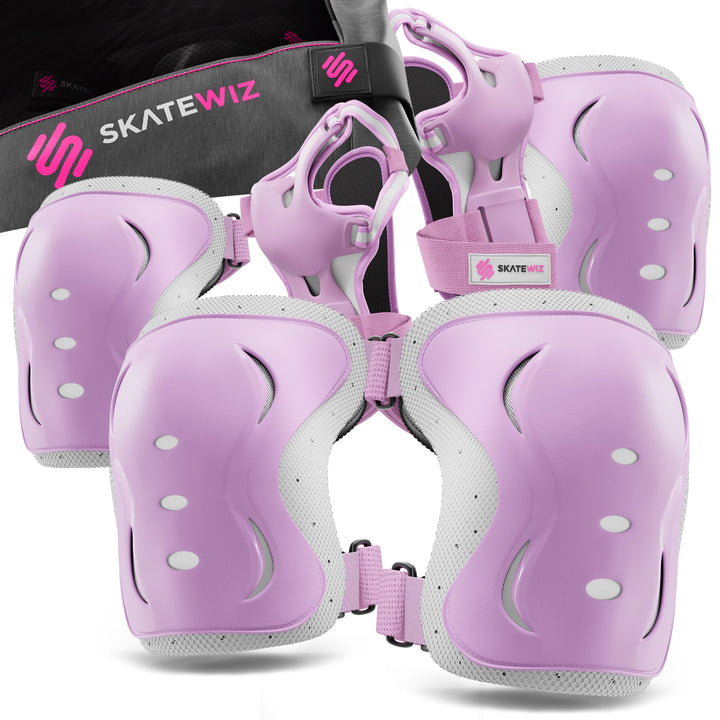 SKATEWIZ Skate Protektoren Set - Für Kinder, Jugendliche und Erwachsene von Deutschem Hersteller [6e