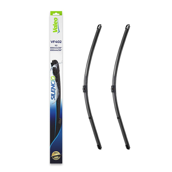 Valeo Silencio VF402 Wischerblatt 574311 Vorderansicht: 650mm / 650mm Menge Set 2 Einheiten (für Tra