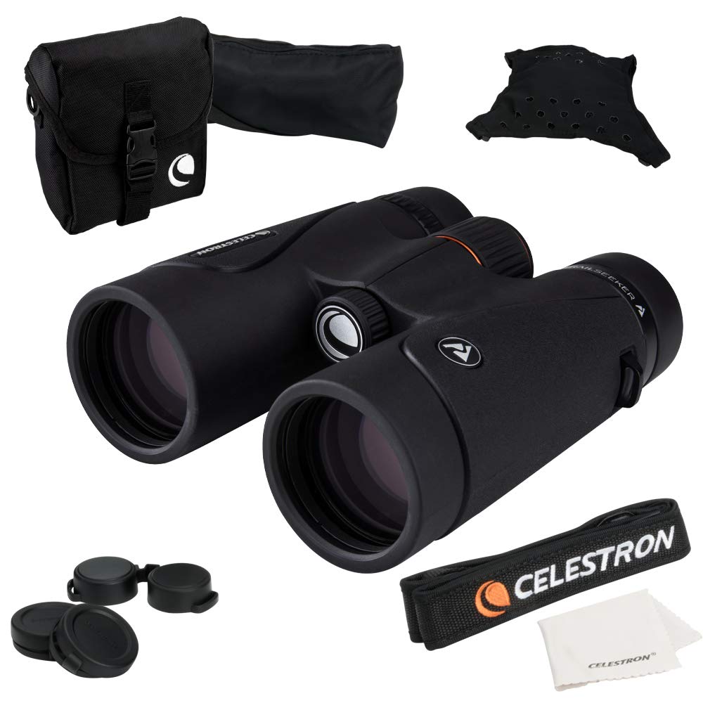 Celestron 71404 TrailSeeker 8 x 42mm Dachkantgläser mit dielektrisch beschichteter Linse, BaK-4-Pris