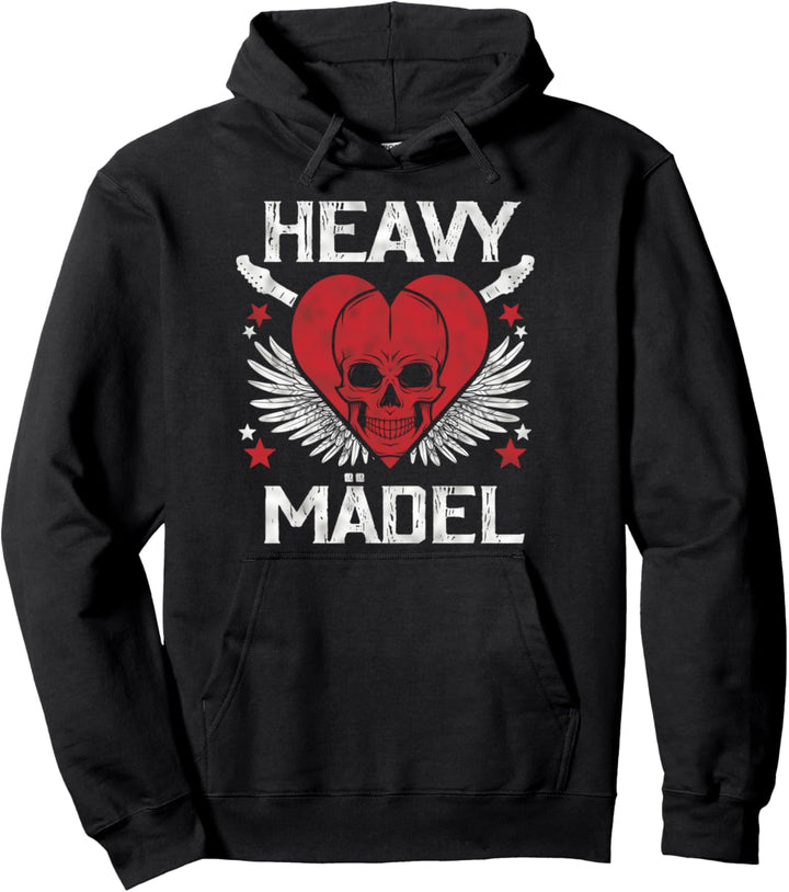 Rockerin Okkultismus Rockerbraut Heavy Mädel Gothic Geschenk Pullover Hoodie