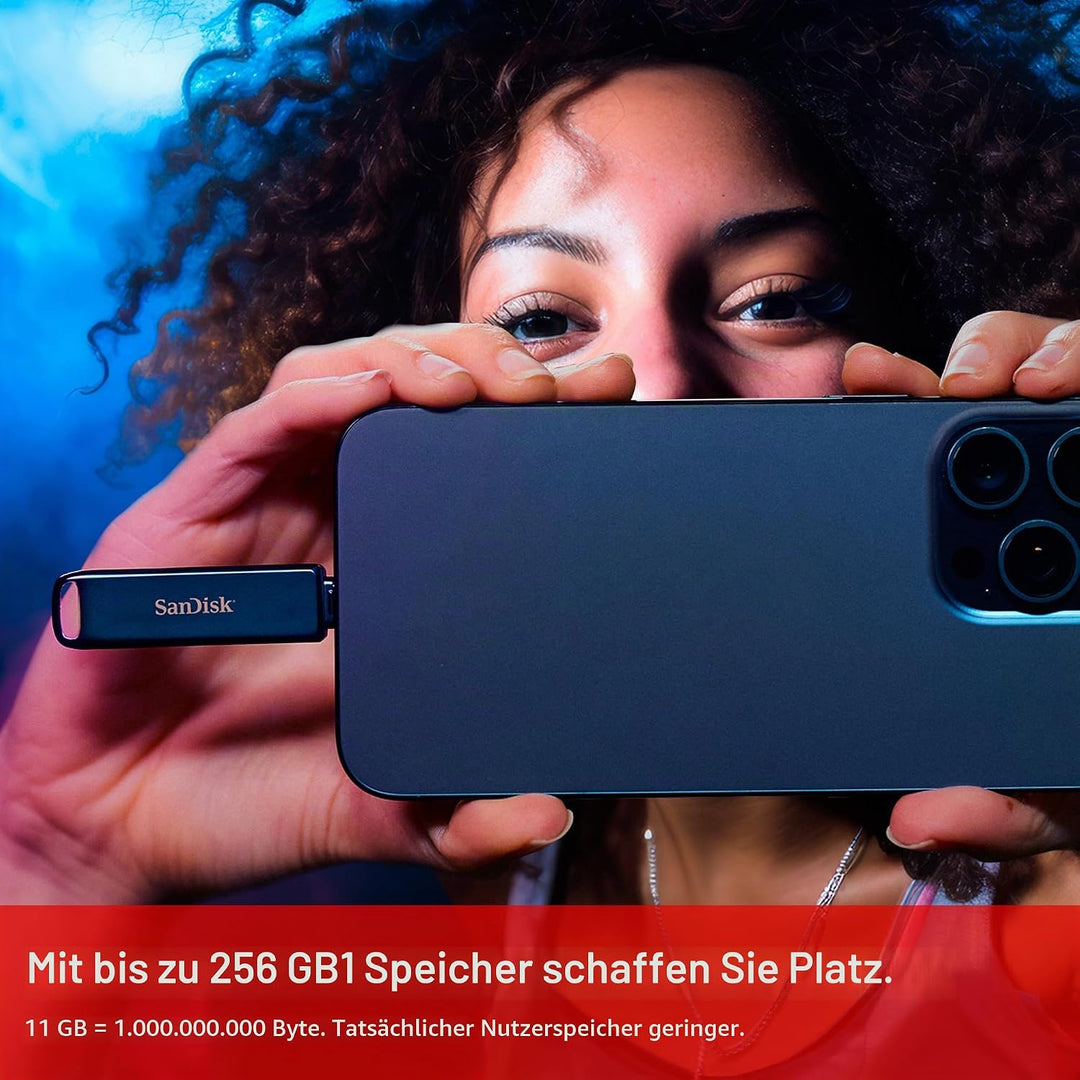 SANDISK Phone Drive, Flash-Laufwerk 2-in-1, iPhone Speicher 64GB (Für iPhone, iPad, PC &amp; Mac, Automa