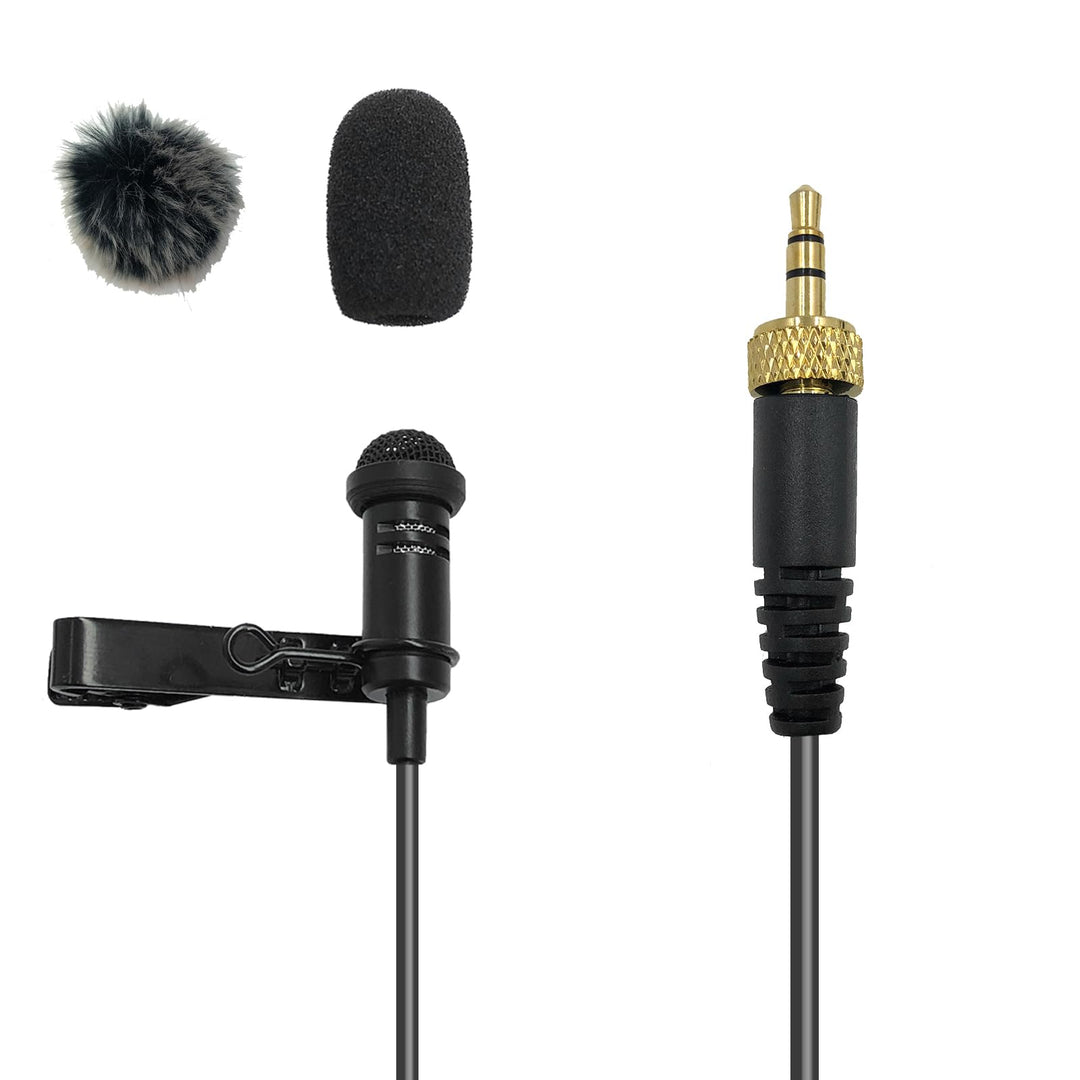 Lavalier-Ansteckmikrofon, omnidirektionales Kondensatormikrofon, kabelgebunden, Clip-On-Mikrofon für