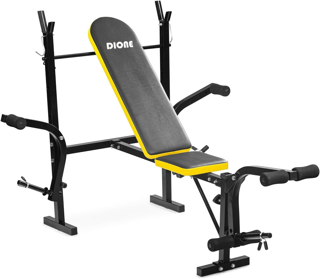 Dione MT2 - Hantelbank - Verstellbare Trainingsbank für Bankdrücken - Multifunktion