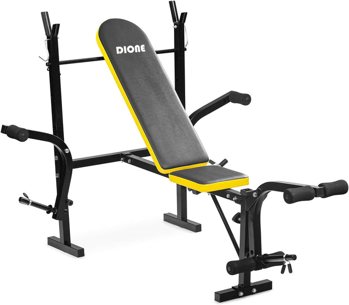 Dione MT2 - Hantelbank - Verstellbare Trainingsbank für Bankdrücken - Multifunktion