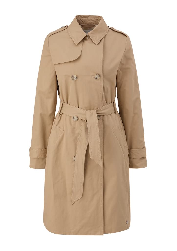 s.Oliver Damen Trenchcoat 40 Brown, 40 Brown