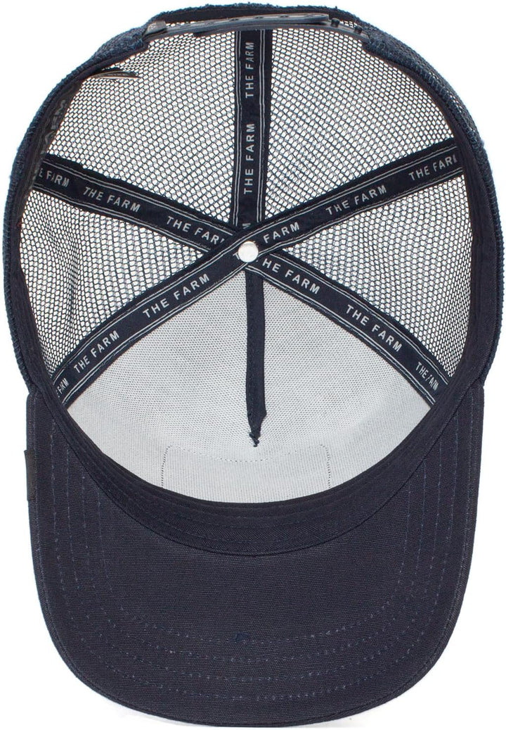 Goorin Bros. Herren The Farm Trucker-Kappe aus Netzstoff für Damen Baseballkappe Einheitsgrösse Blau