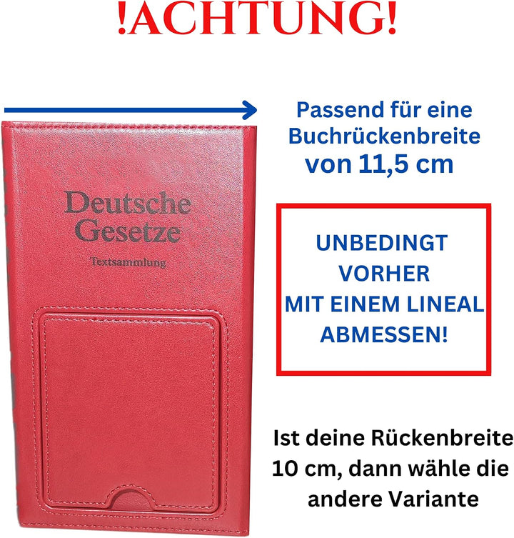 PEERCRIMIT Kompakte Tasche passend für Habersack, Schönfelder, Sartorius und Steuergesetze| Transpar