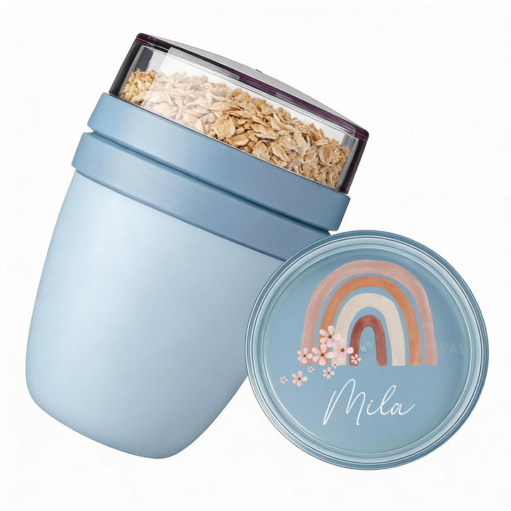 Bärenfreunde Mepal Müslibecher personalisiert, Pot Joghurtbecher, to go Becher, Geeignet für Tiefküh