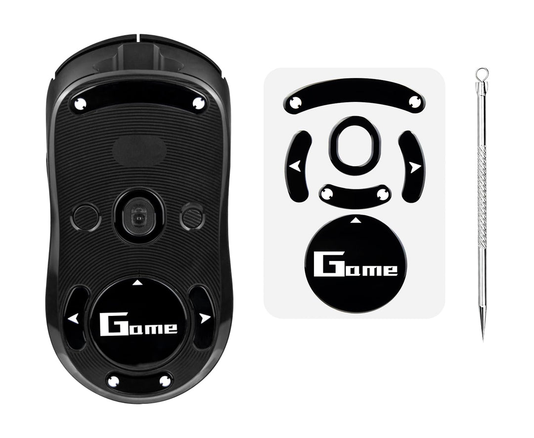 SOULWIT Glas Maus Skates für Logitech G PRO Wireless/GPro 2 Lightspeed Wireless Gaming-Maus (Nicht k
