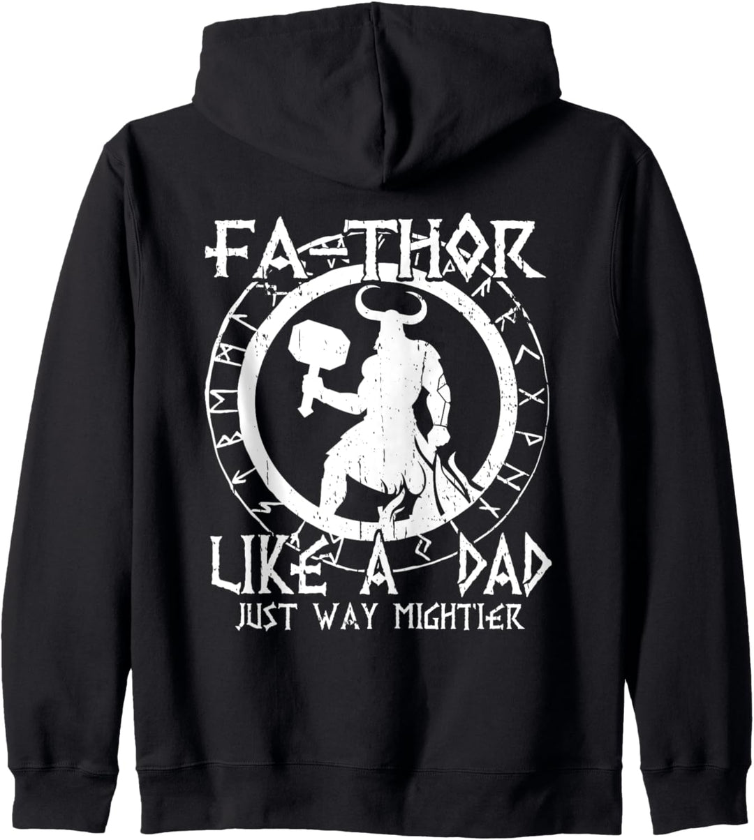 Norse Mythology Fa-Thor Wikinger Vatertag Kapuzenjacke